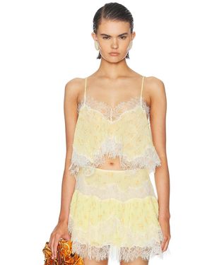 LoveShackFancy Elysia Top - Yellow