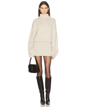 SAME Knit Mini Dress - Natural