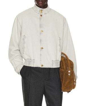 Jil Sander Denim Blouson 4 Treated - Gray