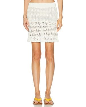 Eres Angela Mini Skirt - White