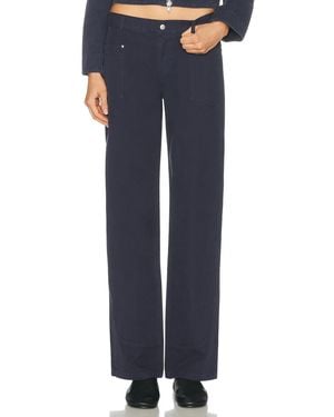 Still Here Supply Straight Leg Pant - Blue