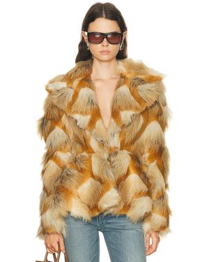 Alex Perry Oversize Contour Jacket - Metallic