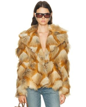 Alex Perry Oversize Contour Jacket - Metallic