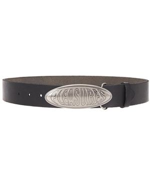 Pleasures Bubble Logo Belt - Black