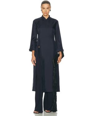 Rohe Pankou Closure Silk Top - Blue