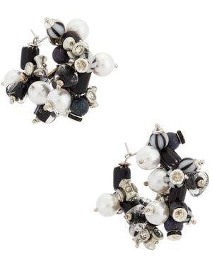 Dries Van Noten Hoop Earrings - Metallic