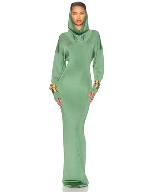 Helsa Emmalynn Cowl Shine Gown - Green