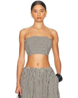 Posse Mira Strapless Crop Top - Multicolor