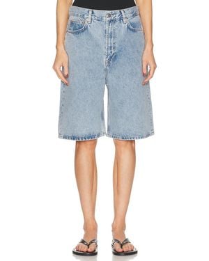 Wardrobe NYC Low Rise Short - Blue