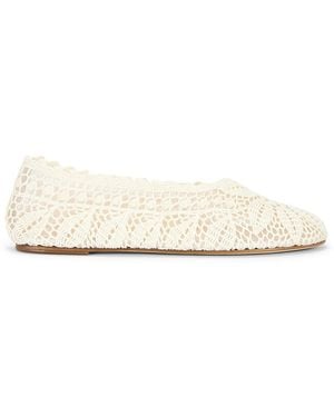 Magda Butrym Ballet Flat - White