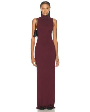 ÉTERNE Harlow Soft Jersey Maxi Dress - Red
