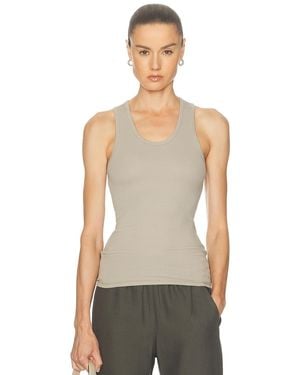 Wardrobe NYC Ribbed Tank Top - Gray