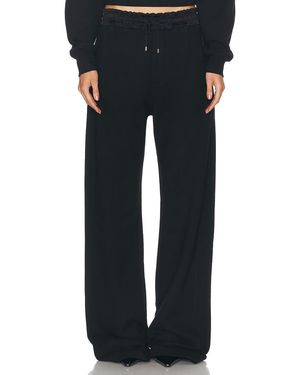 Saint Laurent Wide Leg Pant - Blue