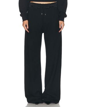 Saint Laurent Wide Leg Pant - Blue