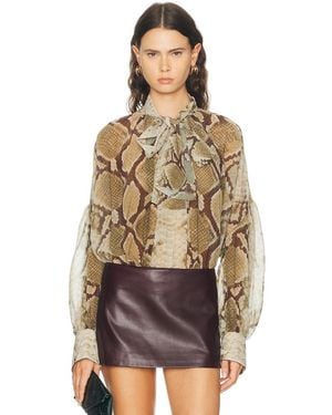 retroféte Maika Chiffon Blouse - Multicolor