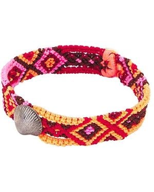 Dezso by Sara Beltran Classic Anadara Mexican Bracelet - Red