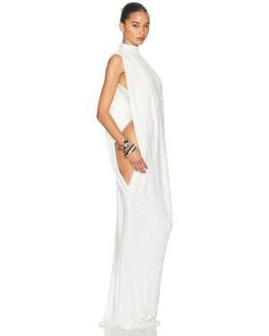 Helsa Katerina Jersey Gown - White