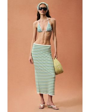 ROWEN ROSE For Fwrd Long Skirt - Green
