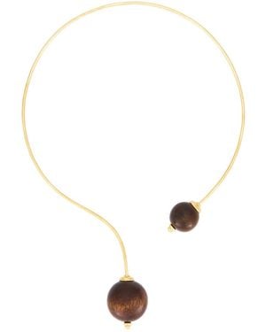 Ben-Amun Collar Drop Necklace - Metallic