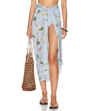 Agua Bendita Lavanda Midi Pareo - Blue