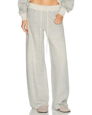 R13 Relaxed Darted Sweatpant - White