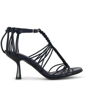 Christopher Esber Isla Satin Knotted Sandal - Black