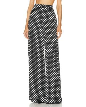Saint Laurent Wide Leg Pant - Black