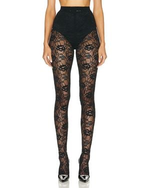 Saint Laurent Lace legging - Black