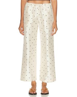 DONNI. The Taffeta Drawstring Cargo Pant - Natural