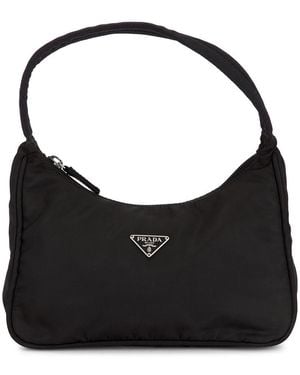 Prada Tessuto Sport Hobo Bag - Black