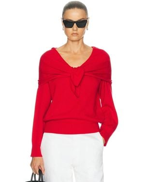 TOVE Malia Cashmere Sweater Sweater - Red