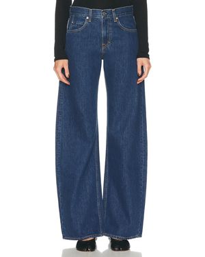 GRLFRND Rory Short Rise Baggy - Blue
