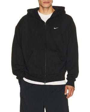 Nike Solo Full Zip Hoodie - Black