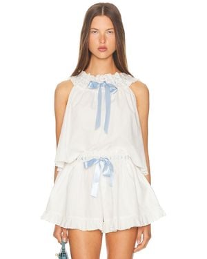 Helsa The Summer Vintage Top - White