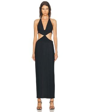 HAELO Caged Twist Dress - Black