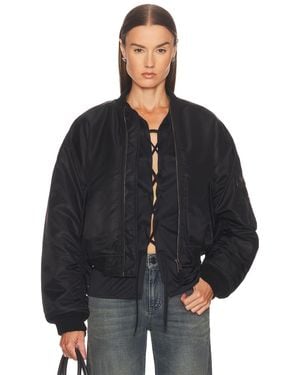 Balenciaga Standard Bomber Jacket - Black