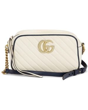 Gucci Gg Marmont Shoulder Bag - Natural