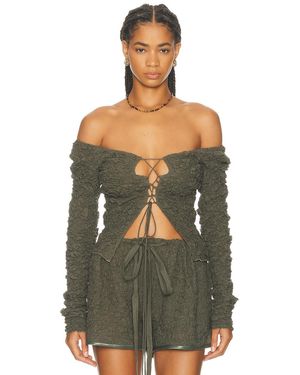 TG Botanical Emilia Blouse - Green