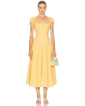 Caroline Constas Augusta Maxi Dress - Yellow