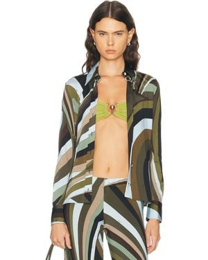 PUCCI Jersey Satin Shirt - Multicolor