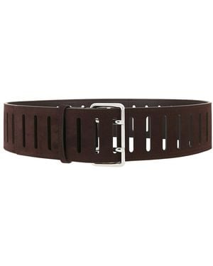 Alaïa Alaϊa Rectangular Large Belt - Brown