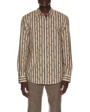 Dries Van Noten Caper Shirt - Brown