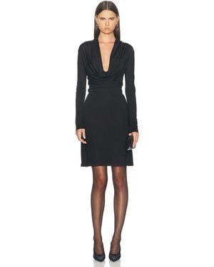 Helmut Lang Cowl Neck Dress - Black