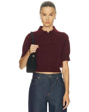 ÉTERNE Journey Cashmere Top - Red