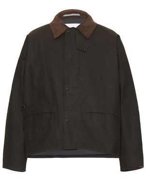 Norse Projects Holmen Wax Fishing Jacket - Black
