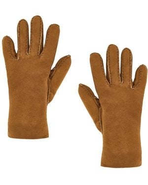 Agnelle Denise Gloves - Brown