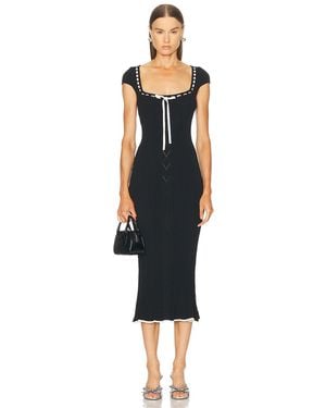 LPA Jonna Midi Dress - Black