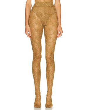 Alex Perry Lace Stocking - Natural