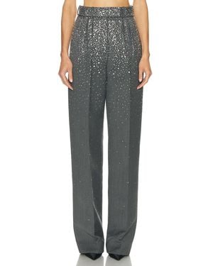Alex Perry Crystal Embellished Trouser - Black