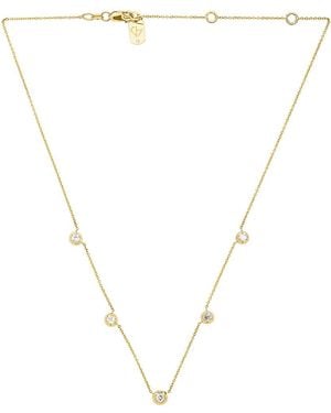 Carbon & Hyde Rose Chain Choker - Blue